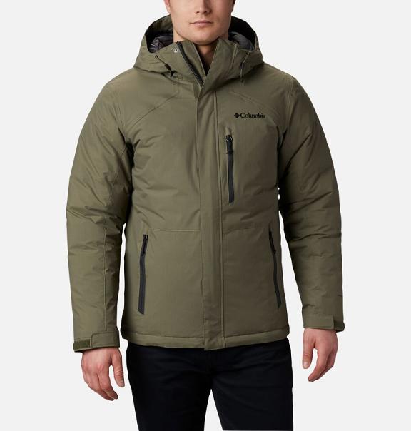 Columbia Mens Insulated Jacket UK - Murr Peak Jackets Green UK-3698